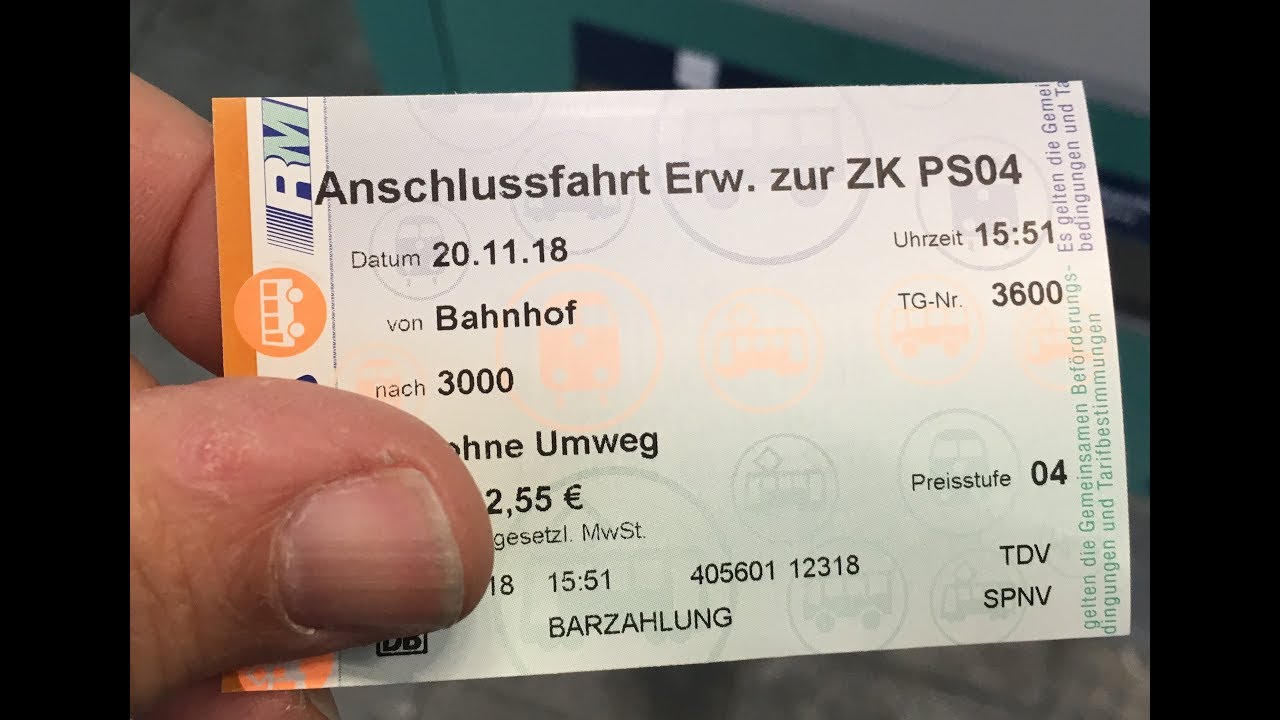 Anschlussticket im RMV Gebiet kaufen