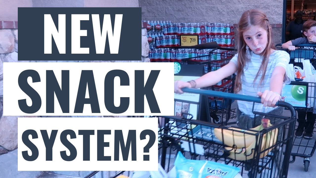 Kid's New Daily Snack System and Routine