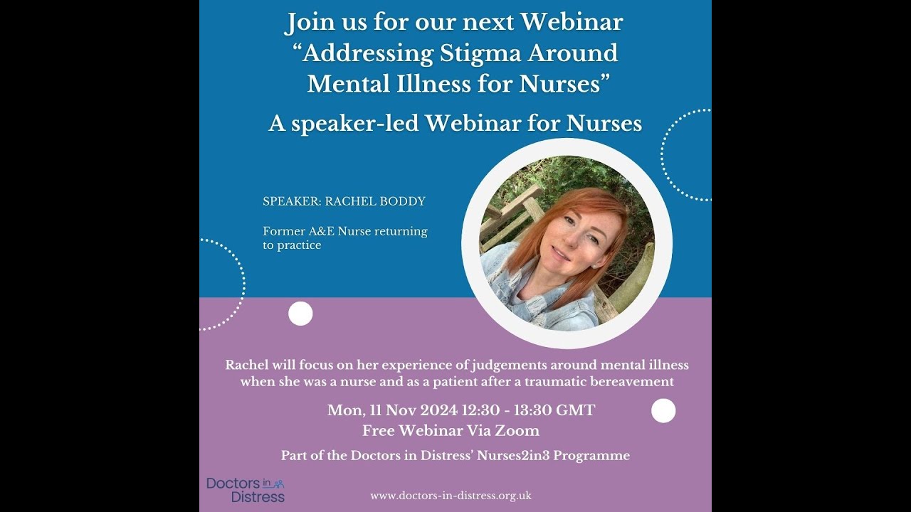 Addressing stigma around mental illness for nurses with Rachel Boddy