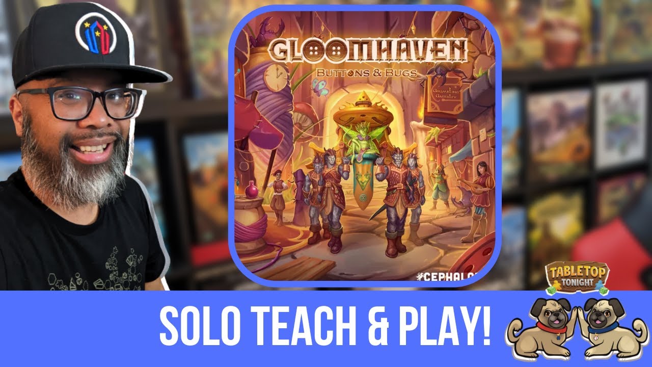 Gloomhaven Buttons & Bugs: Tiny Epic Solo Gloomhaven! (Scenario 1)