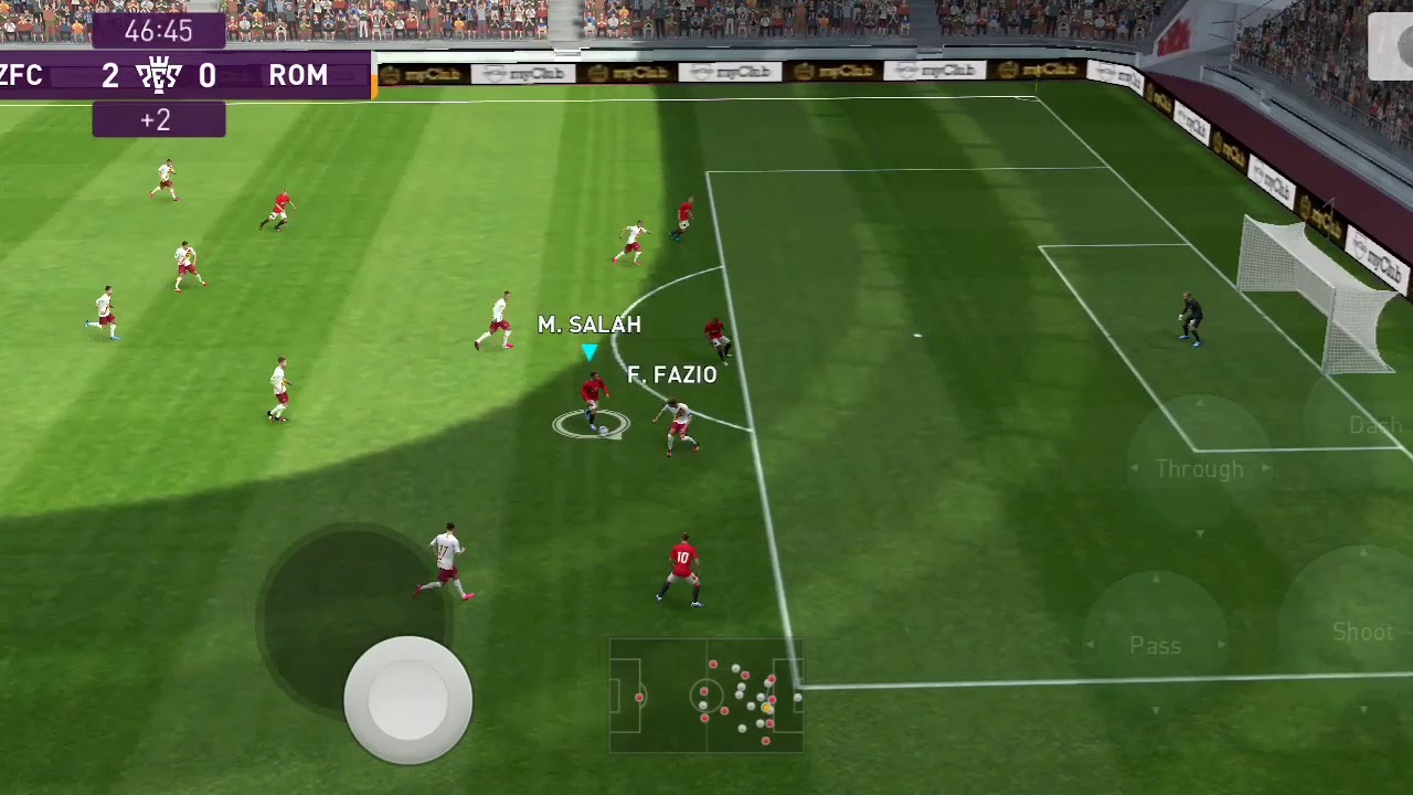 Mohammed Salah assist to Toni kroos ZedFc pes2020 mobile