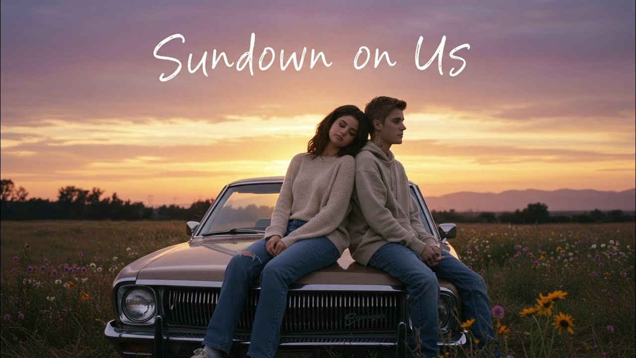 Justin Bieber & Selena Gomez - Sundown on Us (Official AI Music Video)