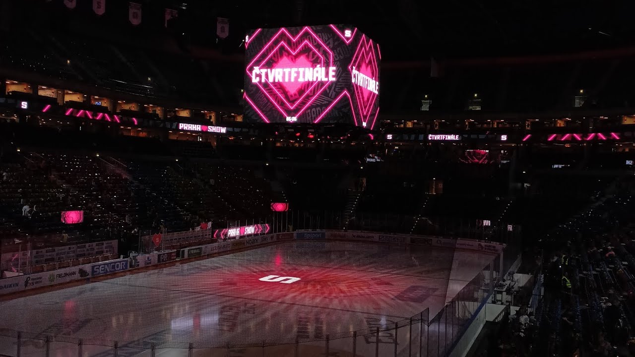 Hc Sparta Praha - HC Oceláři Třinec 1. Čtvrtfinále play-off intro+nástup+hymna             #showtime