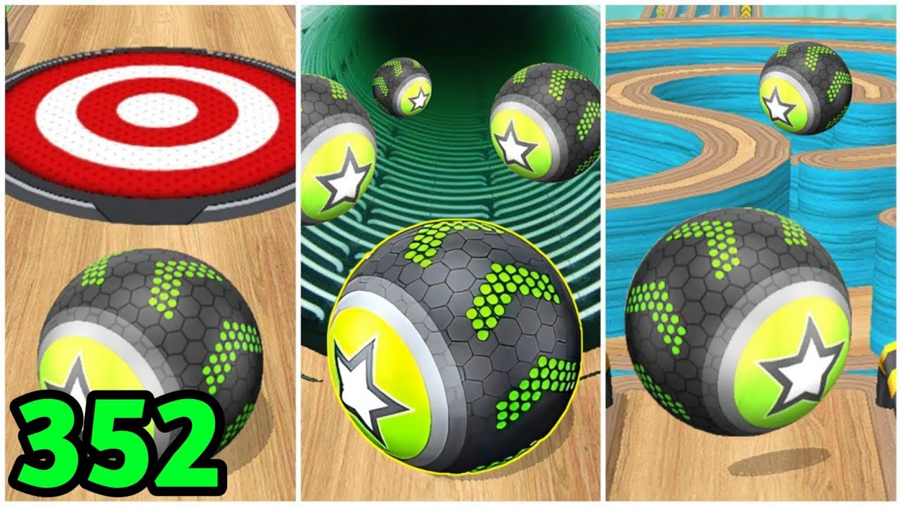Going Balls, SpeedRun, Going Balls Portal Run Gameplay Level 352