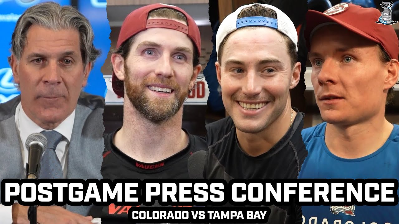 Jared Bednar & Avs Room Proud About Effort & Jokes After Avs WIN vs Lightning
