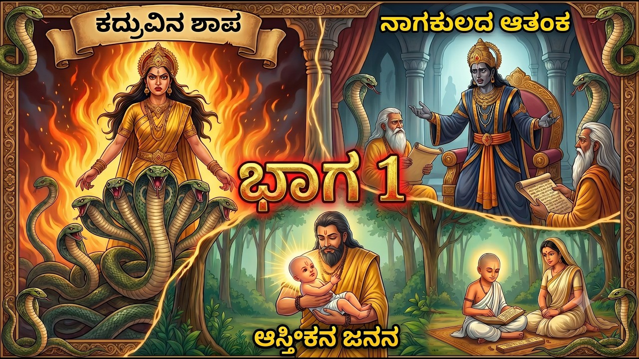 ಮಹಾಭಾರತದ ಅತ್ಯಂತ ಭಯಾನಕ ಶಾಪ! ಜನಮೇಜಯನ ಸರ್ಪಯಾಗ ಮತ್ತು ವಾಸುಕಿಯ ಕಣ್ಣೀರು! MostTerrifyingCurse in Mahabharata