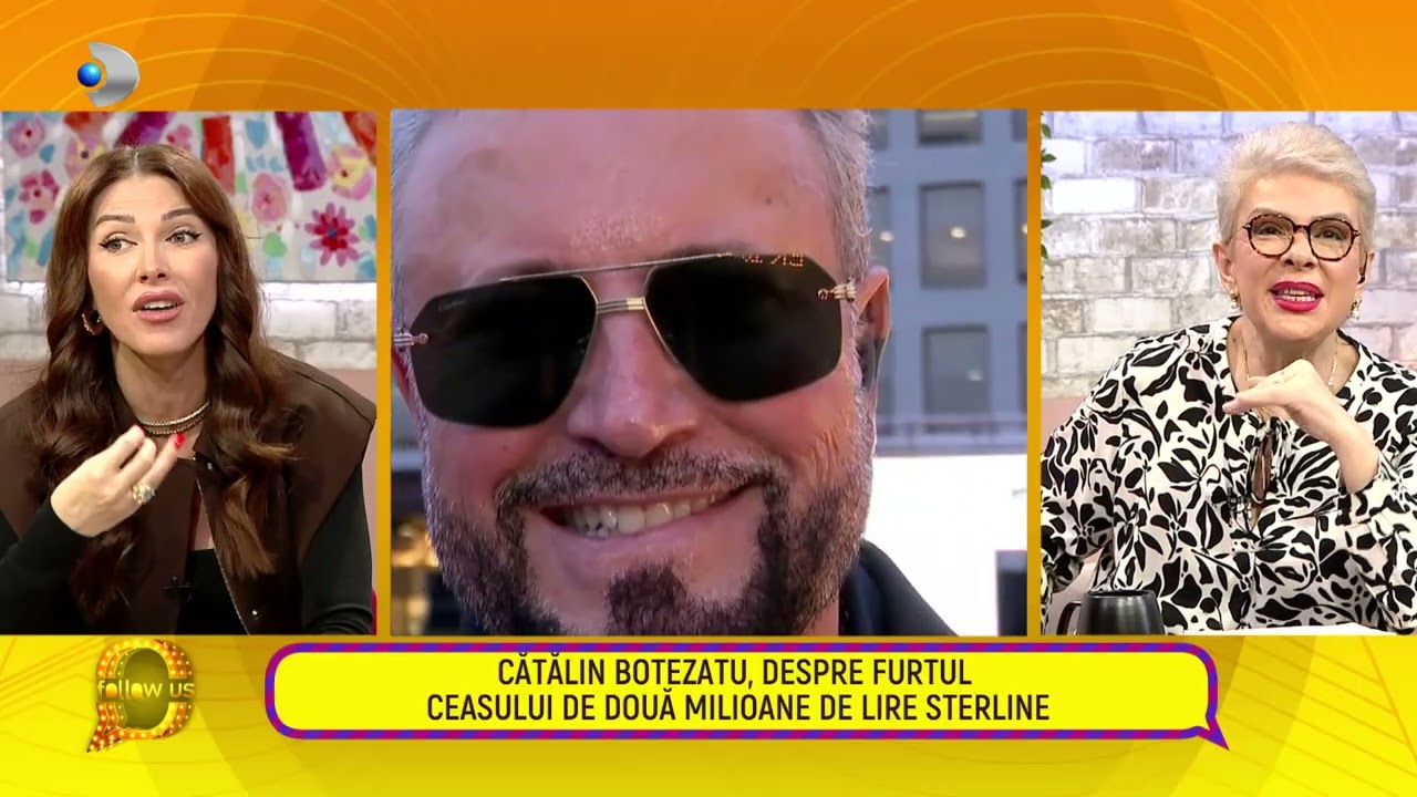 Follow us! - Catalin Botezatu, despre furtul ceasului de 2 MILIOANE DE LIRE STERLINE!