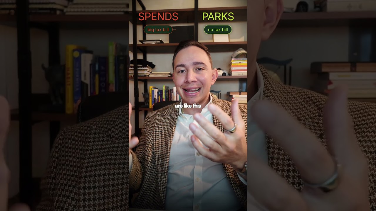What does it mean to park your money for taxes?