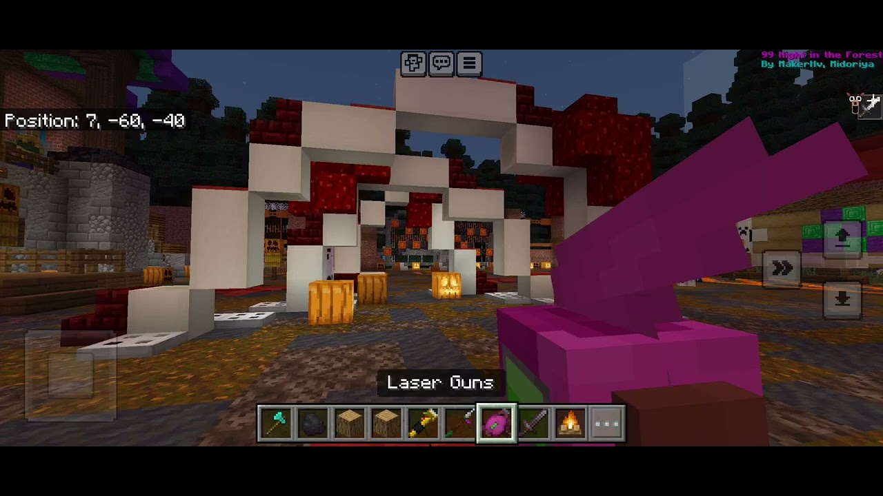 99 Night Forest Animals in Minecraft #minecraft #gaming #trending #youtube 