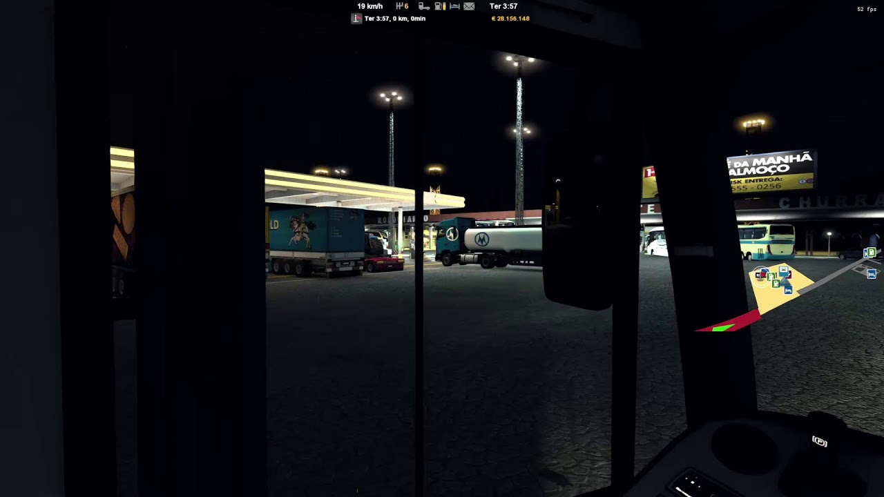 Euro truck simulator 2 - MAPA EAA Mod Bus - Brasília x Sorriso.