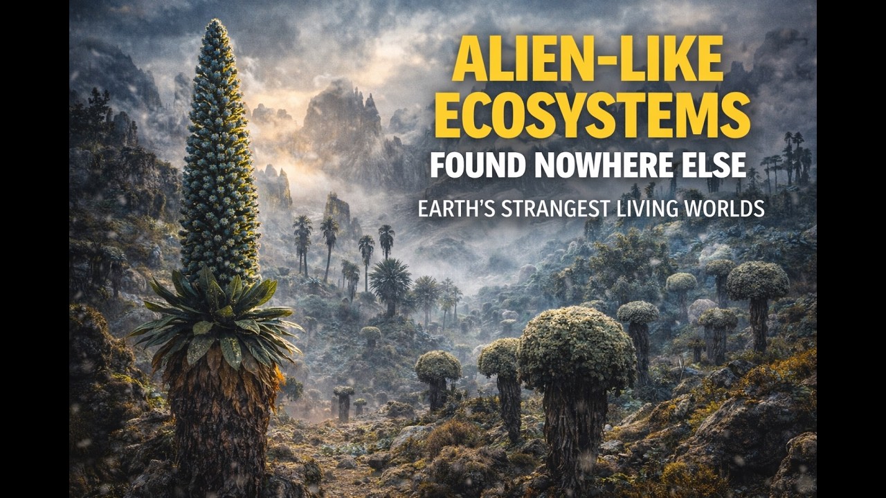 Alien-Like Ecosystems Found Nowhere Else – Earth’s Strangest Living Worlds in 8K Cinematic