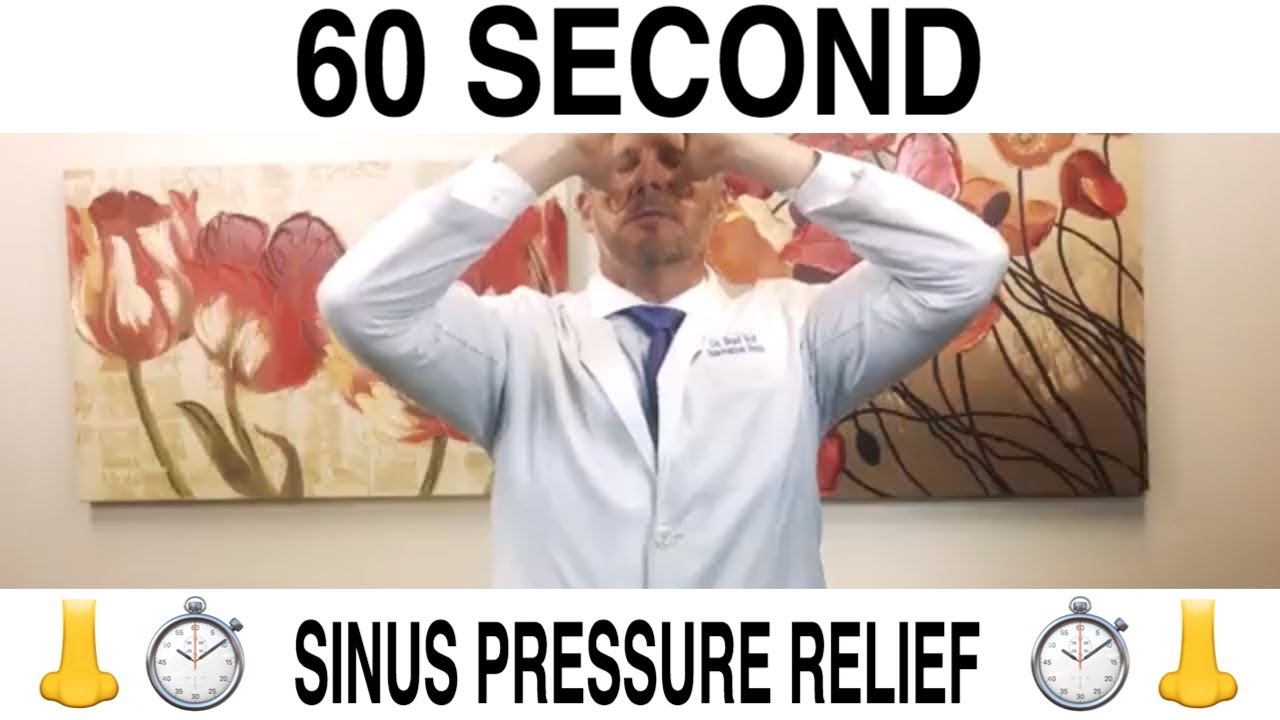 Sinus Pressure Relief In Less Than 60 Seconds