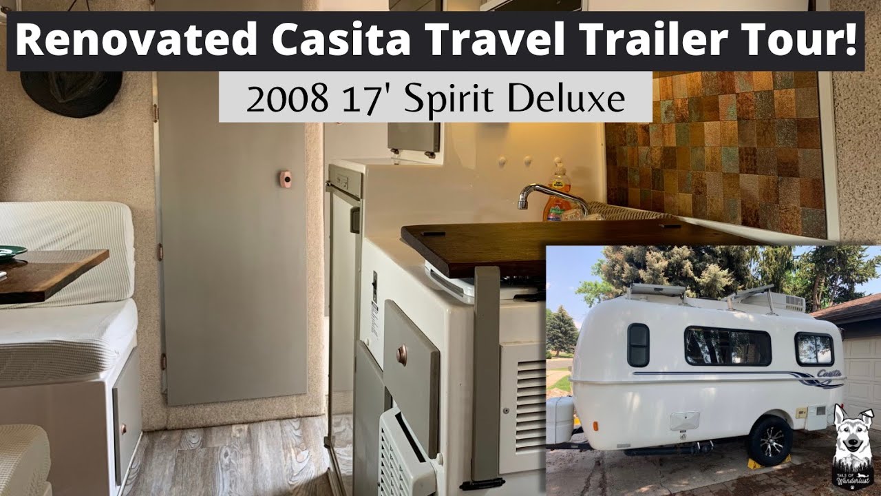 Полностью отремонтированный в 2008 году Casita Spirit Deluxe Tour — 17-футовый автодом, готовый к...