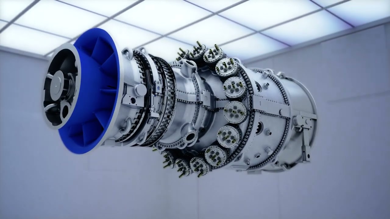 Inside GE&rsquo;s H-Class Gas Turbine - A 3D Assembly & Power Generation Overview