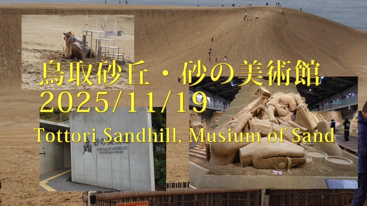 2025年11月19日 鳥取砂丘・砂の美術館
