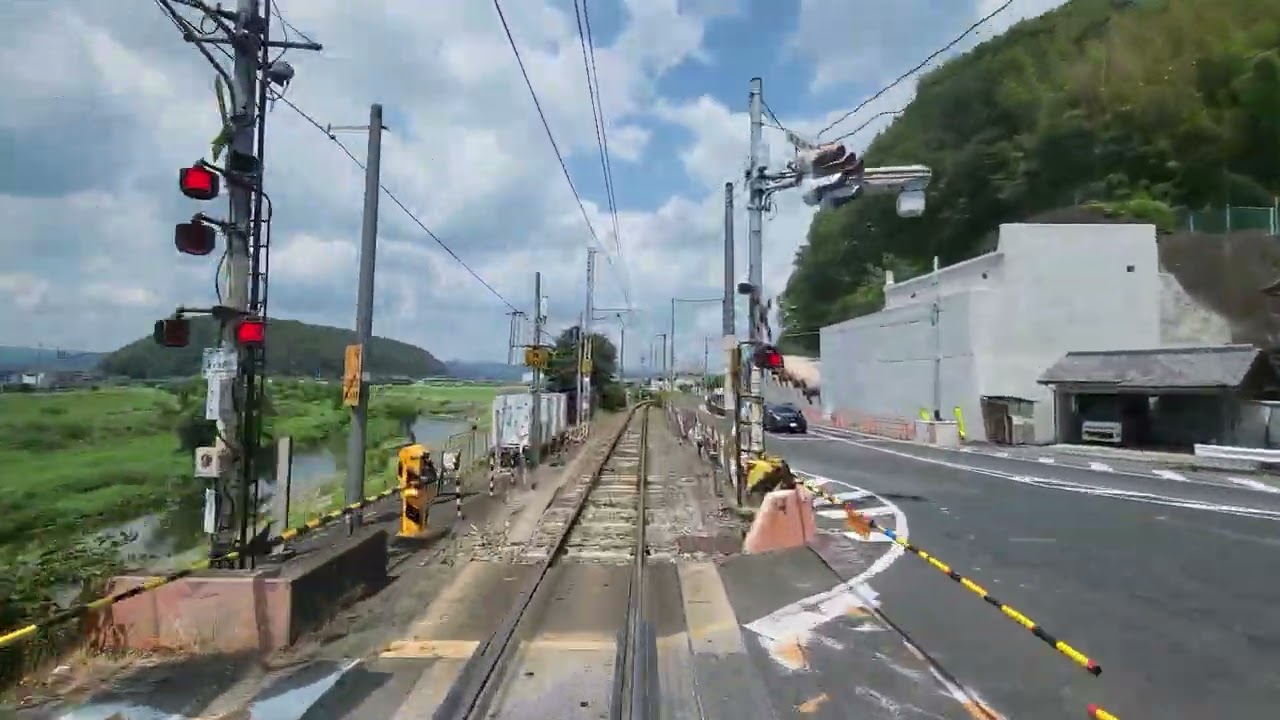 井原鉄道前面展望福山─総社