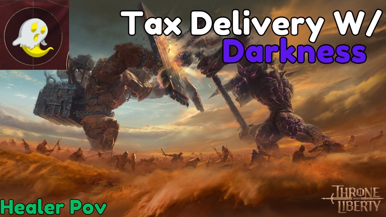 Throne and liberty Tax Delivery | Poachedッ & Darkness VS. everyone