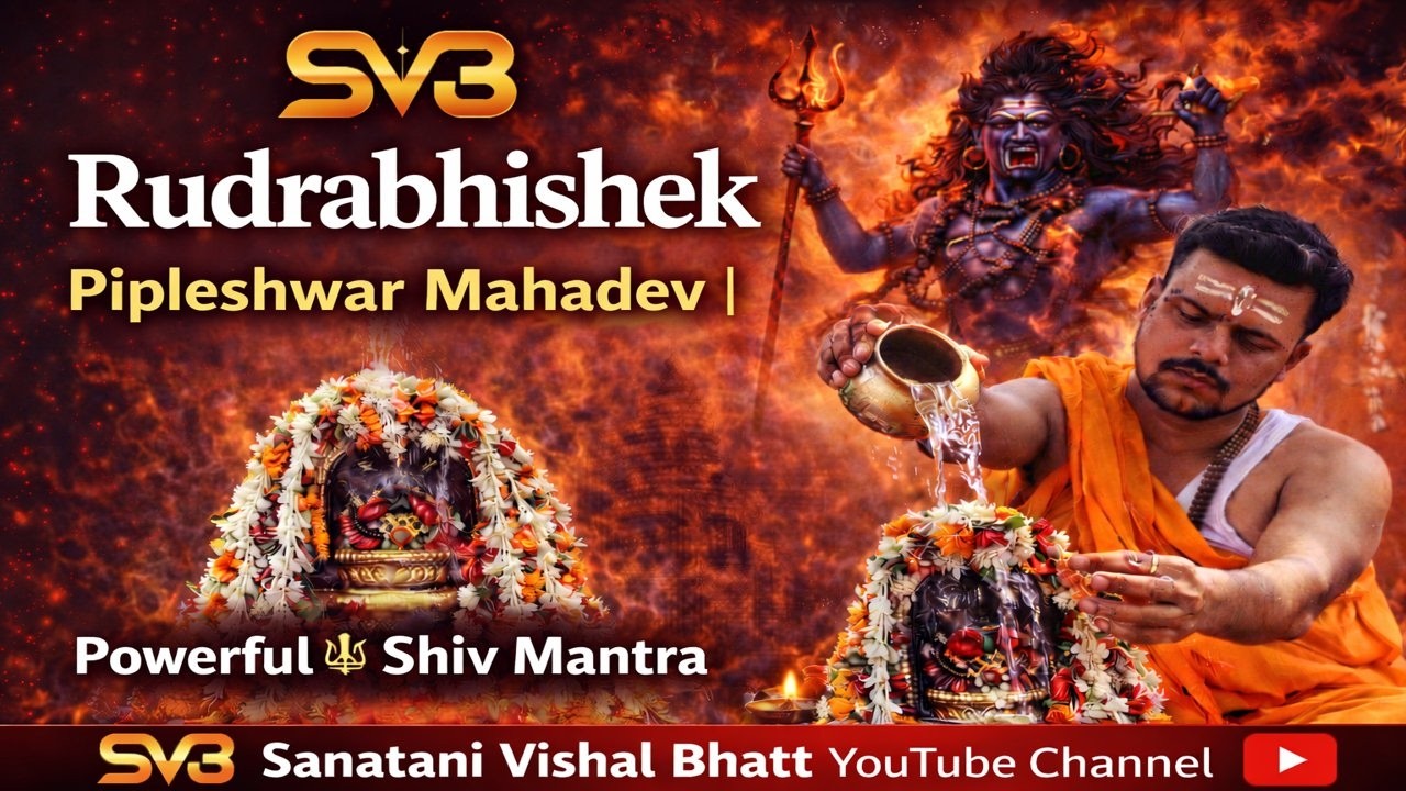 Rudrabhishek Live Darshan | Pipleshwar Mahadev | Sanatani Vishal Bhatt