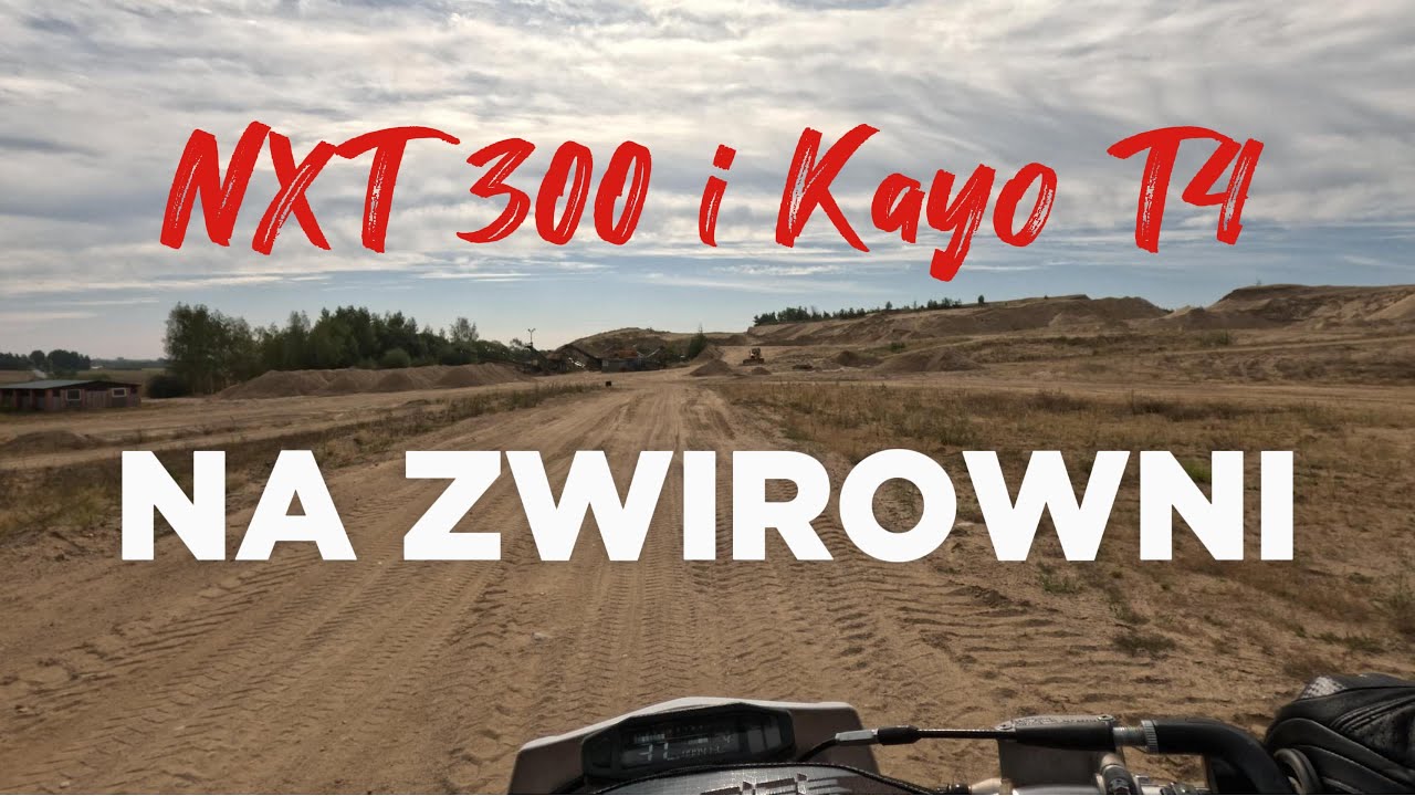 Jak radzi sobie Kayo T4 i Barton nxt 300 na żwirowni? Oceńcie czy warto.