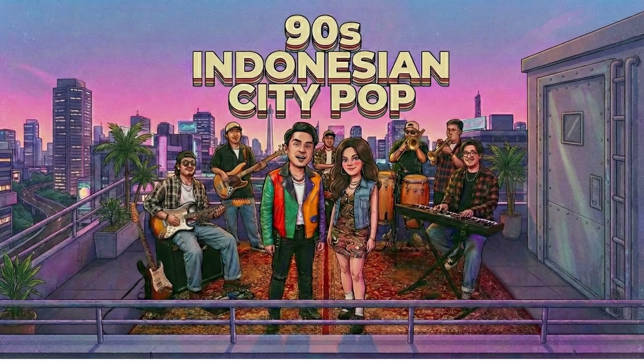 Indonesian City Pop 90s Mix | van K Music Lab