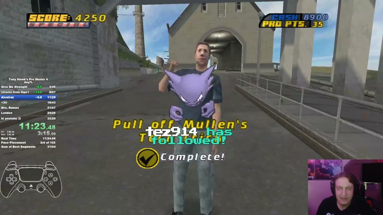 Tony Hawk's Pro Skater 4 Any% in 