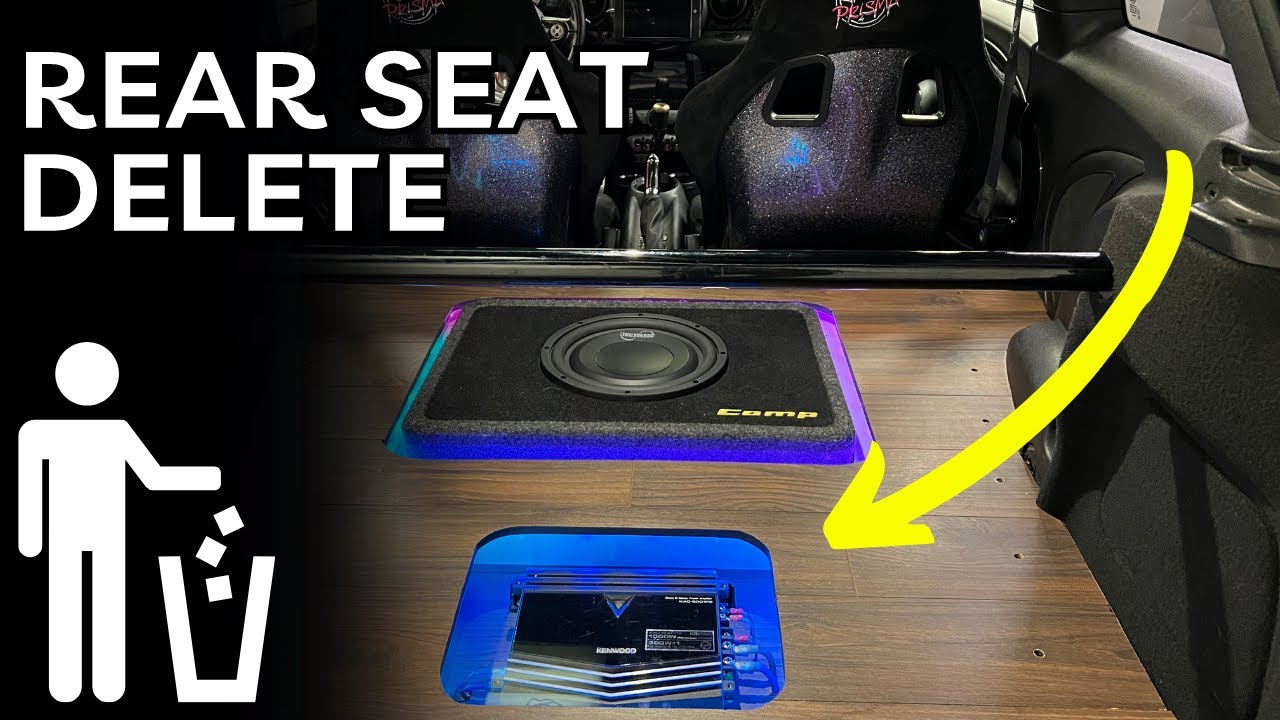 Mini Cooper Rear Seat Delete. R56 DIY Custom hardwood Trunk Setup