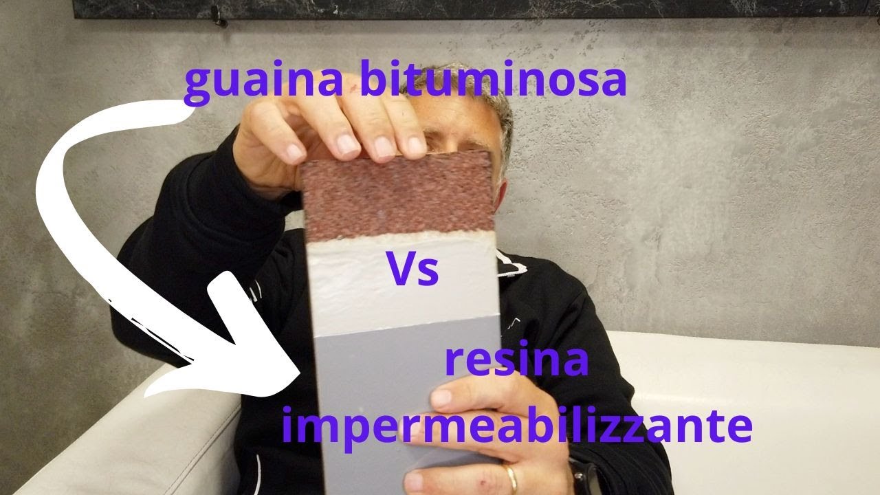 guaina bituminosa vs resina impermeabilizzante