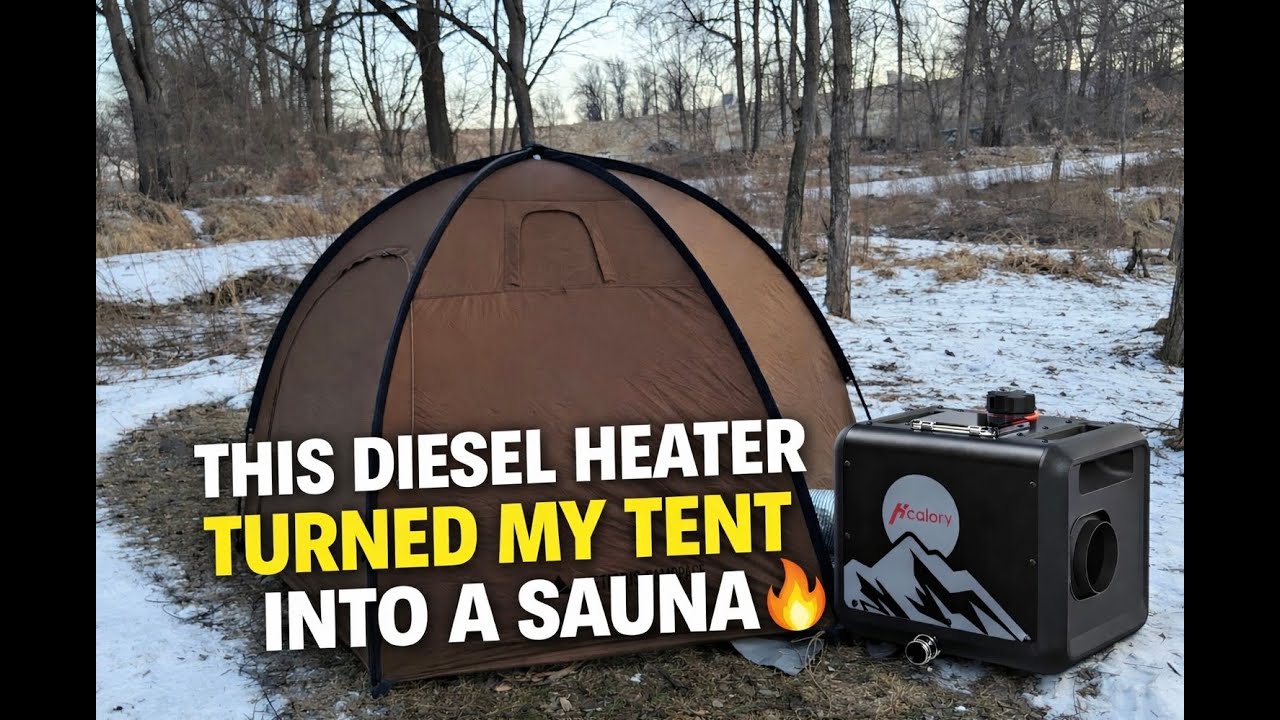 This Diesel Heater Turned My Winter Camp into a Sauna