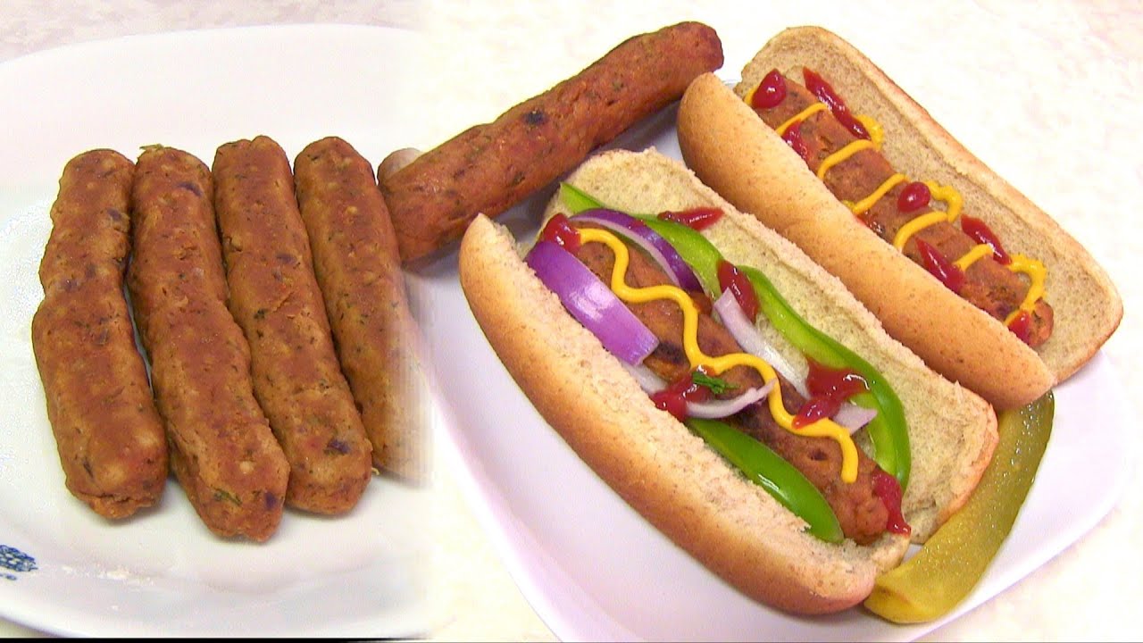 Homemade Vegetarian HOT DOG - Video Recipe - Vegan & Gluten free