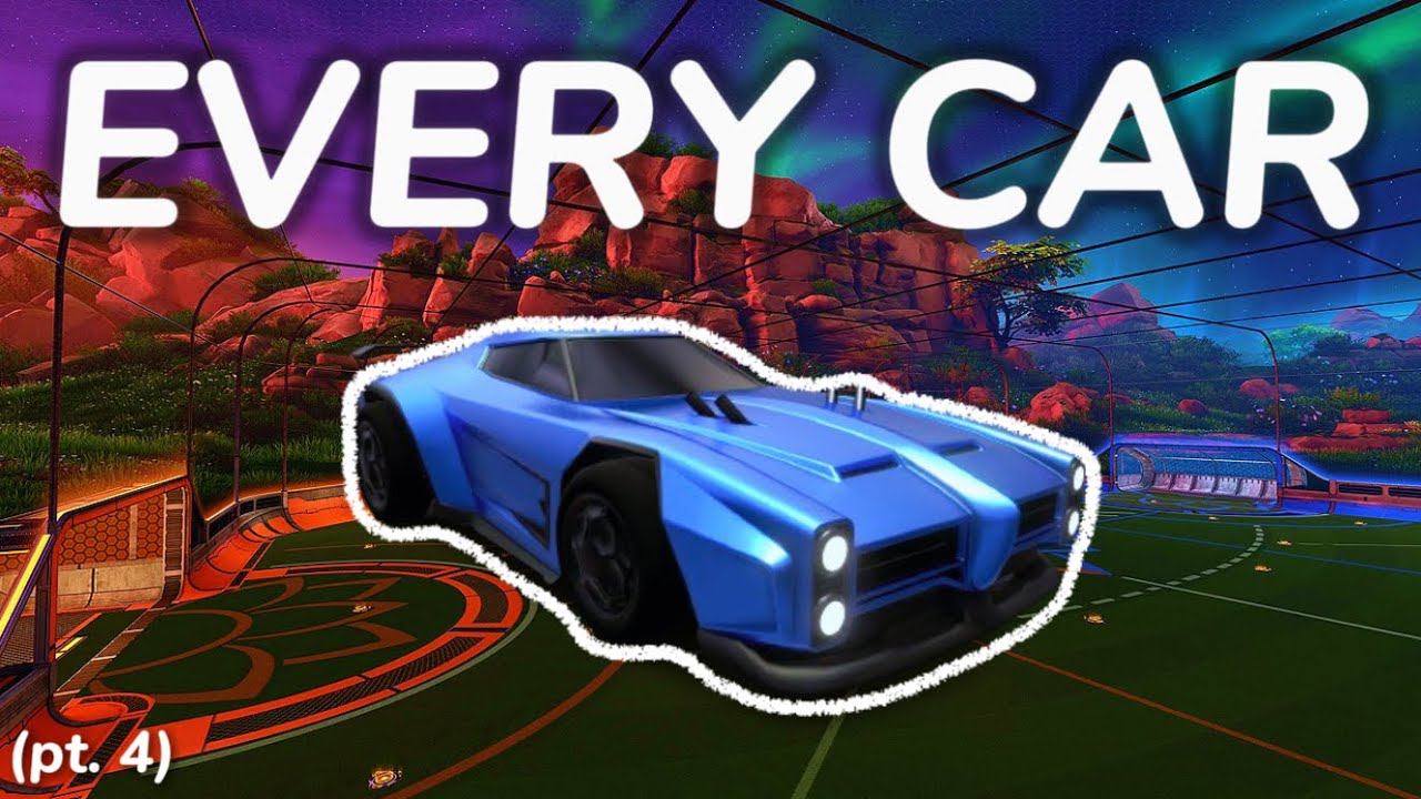 Hitting a clip with EVERY car in Rocket League (pt. 4)