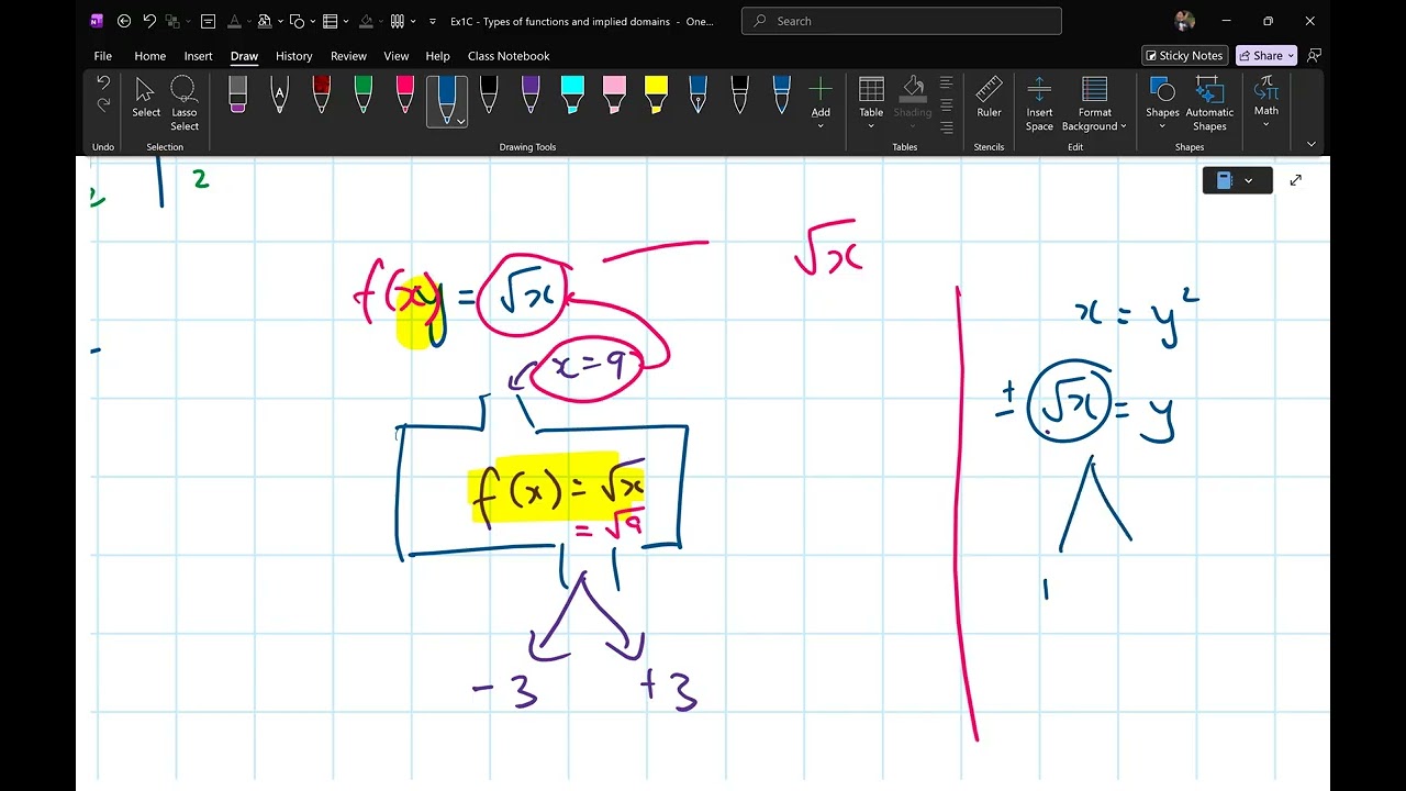 Y12 Ex1C types of relation