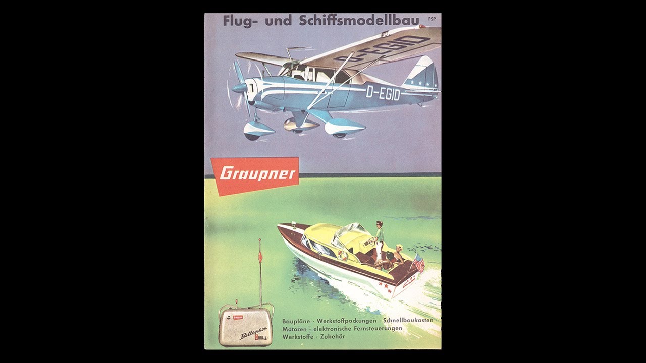 Graupner Prospekt / Katalog von 1960