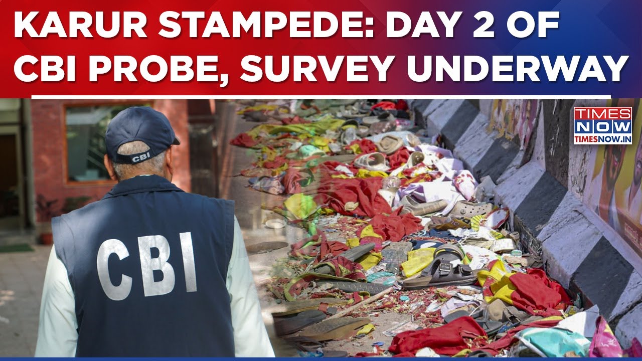 Karur Stampede: CBI Probes Tragedy, Key Updates From Day 2 Investigation | Watch |&nbsp;Tamil&nbsp;Nadu&nbsp;News