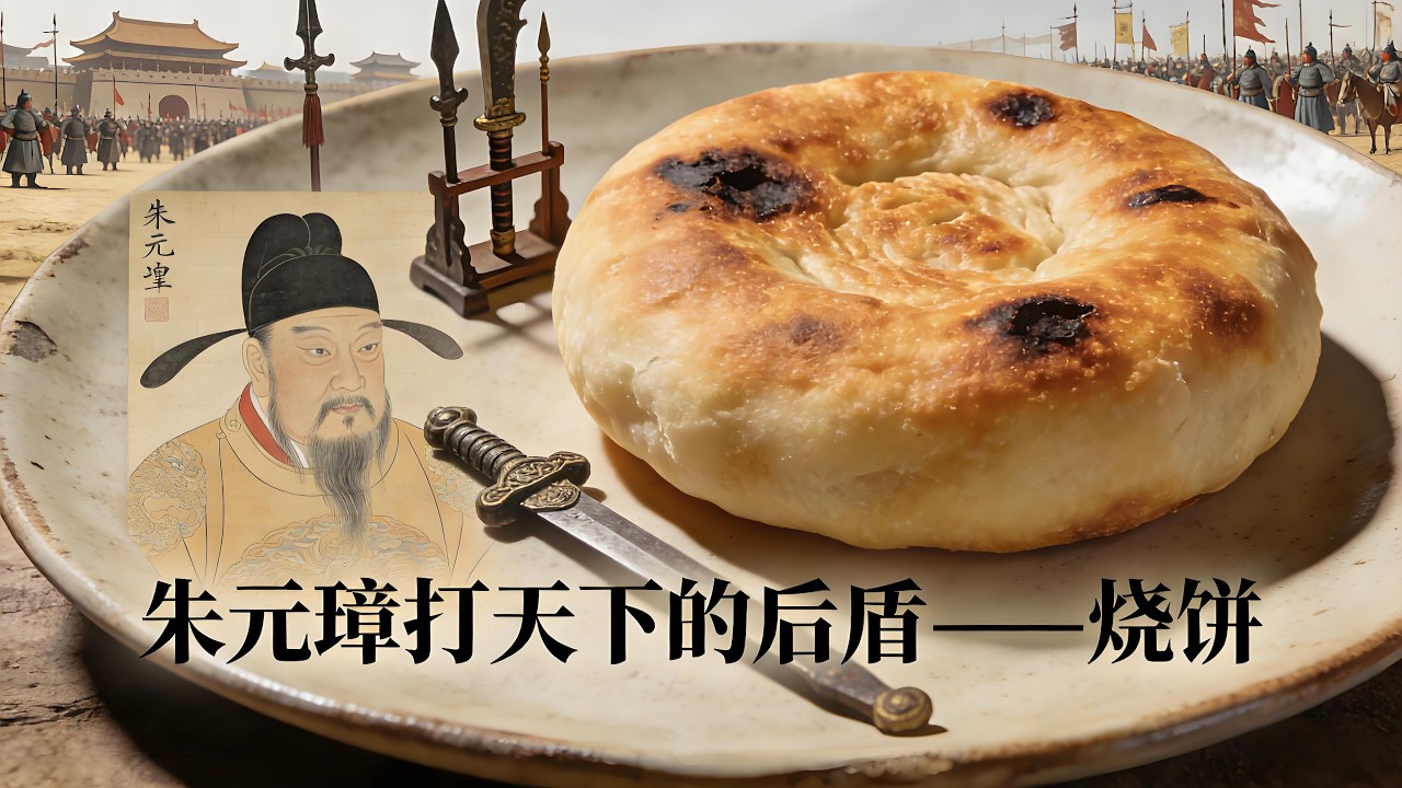 朱元璋打天下的后盾，居然是一张烧饼？#明朝 #朱元璋 #烧饼 #饮食历史 #饮食文化 #历史故事