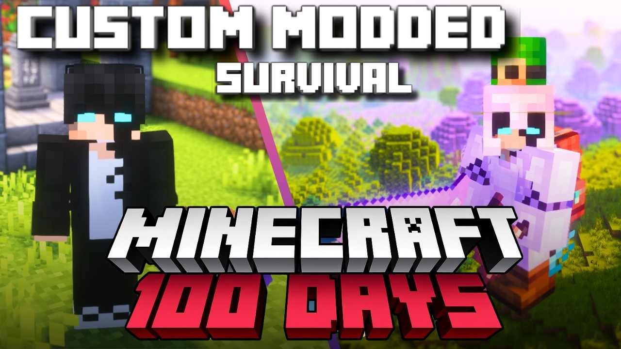 I Survived 100 Days in An INSANE Custom Modpack!!!