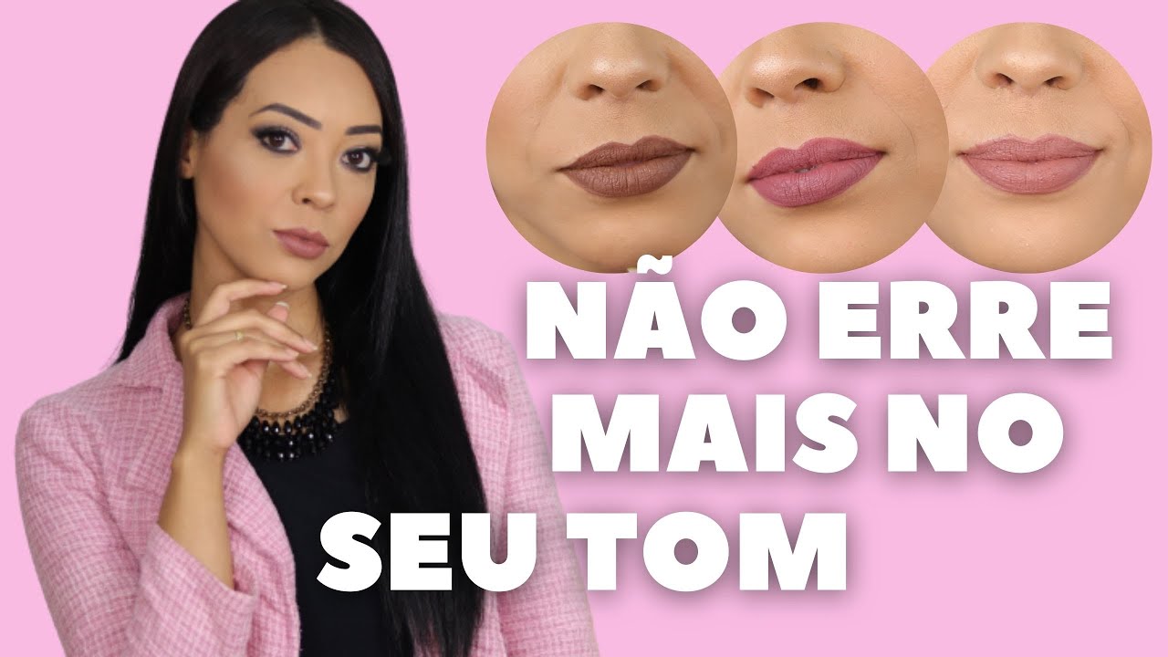 10 BATONS NUDES QUE COMBINAM COM TODOS OS TONS DE PELE