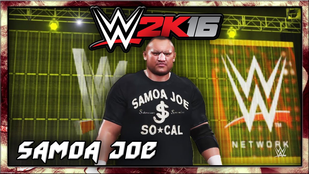 WWE 2K16 Samoa Joe - CAW Formula  + Entrance & Finishers