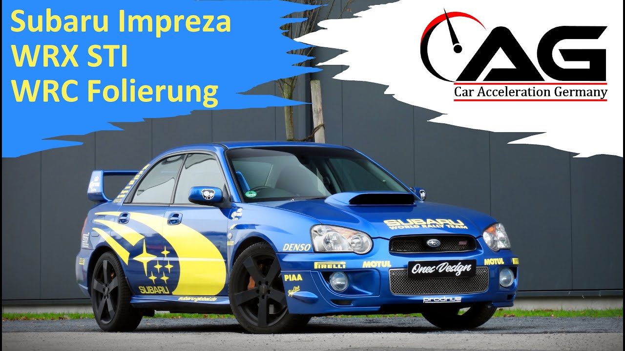 Subaru Impreza WRX STI WRC Folierung | Car Wrap by Ones Design