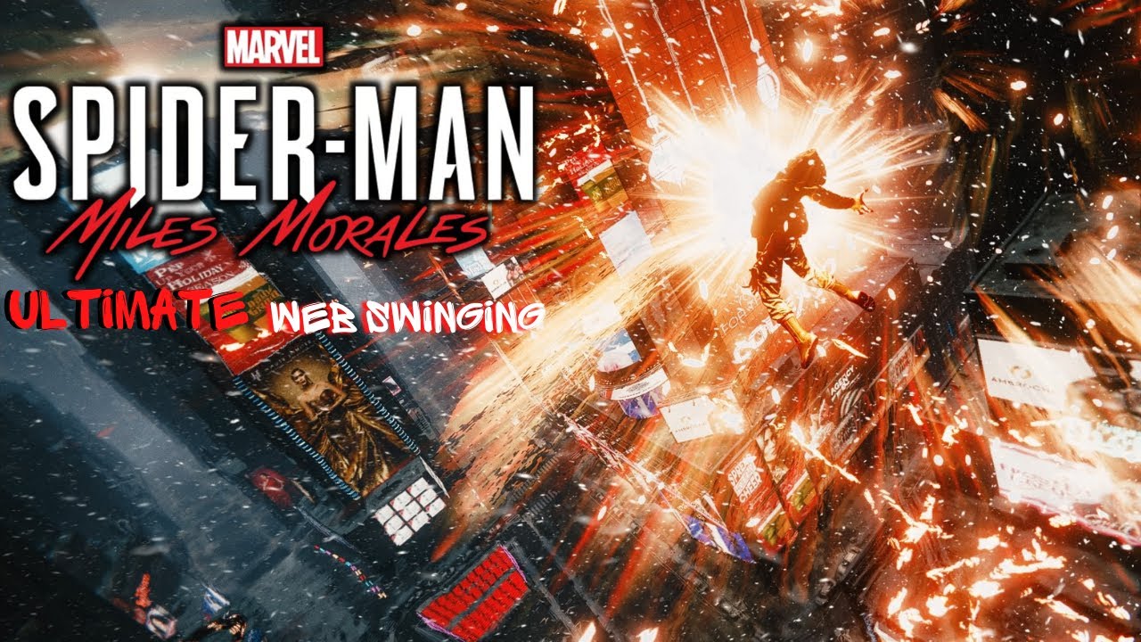 Can You Feel My Heart | ULTIMATE Smooth Stylish Web Swinging to Music Spider-Man: Miles Morales