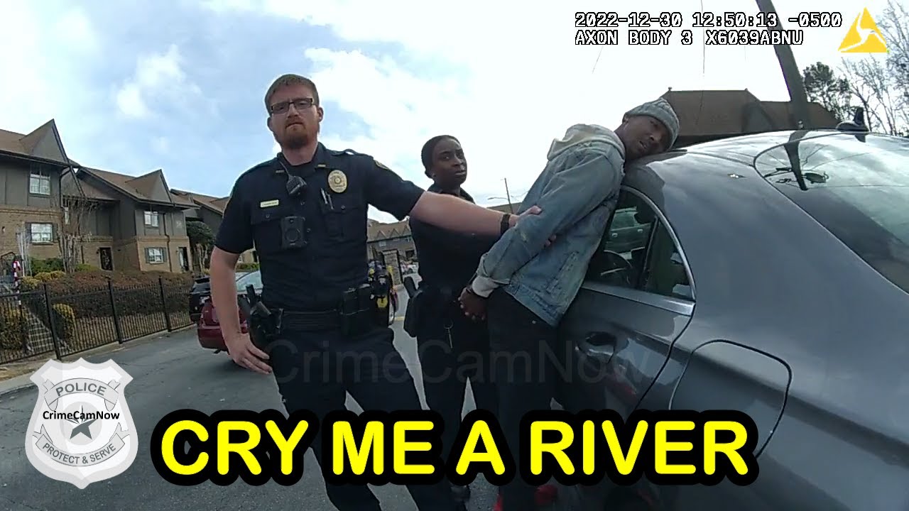Man Cries While Being Arrested