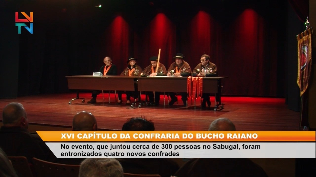 XVI CAPÍTULO DA CONFRARIA DO BUCHO RAIANO