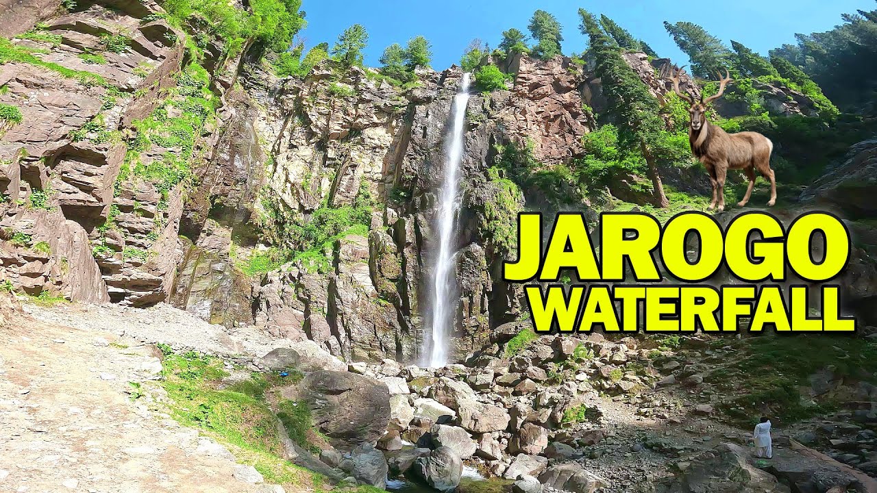 Jarogo Waterfall (Abshar) 4K | Swat Valley | Top 10 Waterfalls in Pakistan | Ghulam Mustafa GMG |