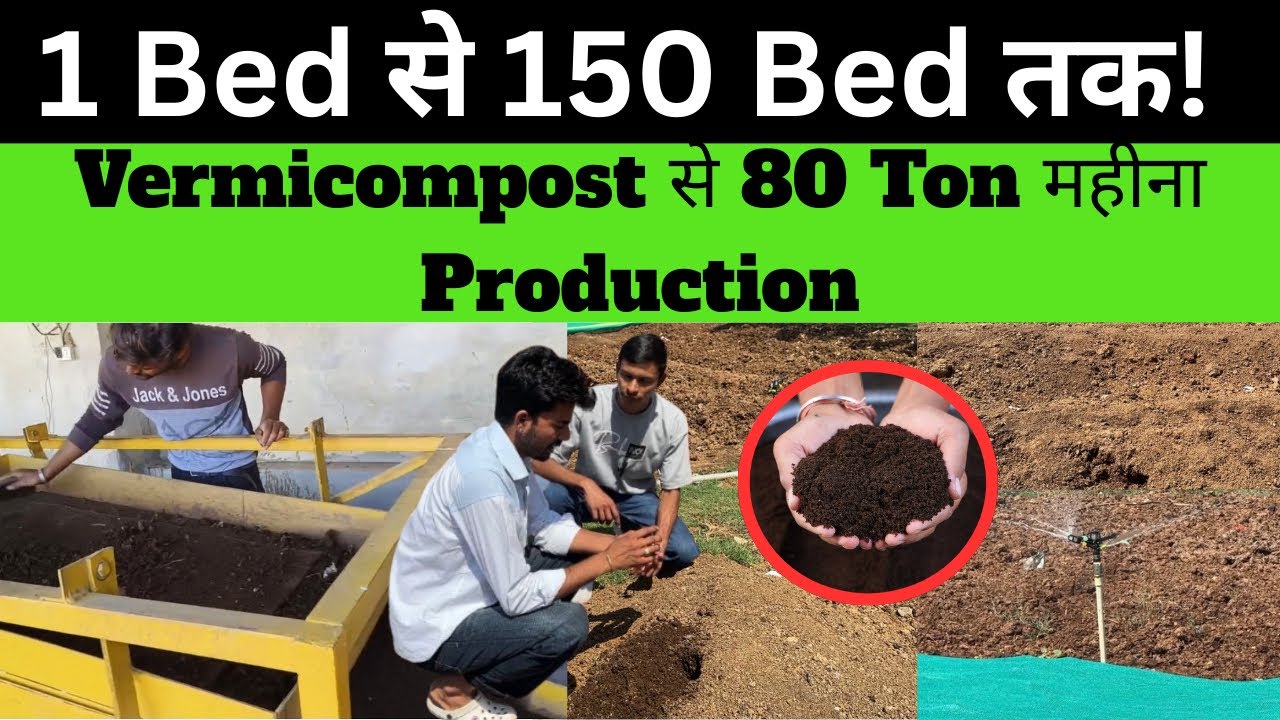 1 Bed से शुरू किया Vermicompost… आज 150 Bed और 80 Ton महीना Production | Udaipur Farmer