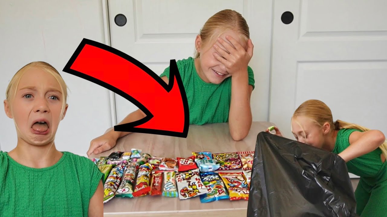 Everleigh Eats The World's Grossest Candy Challenge