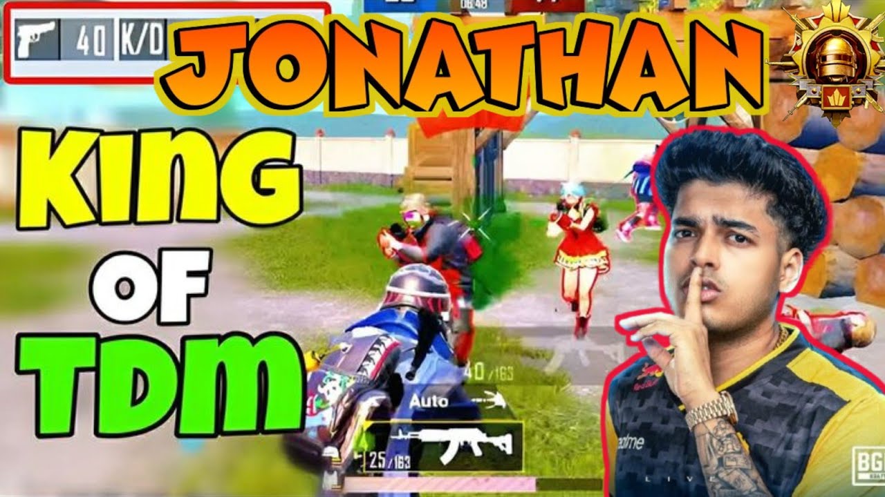 1V4 TDM FIGHT LIKE  JONATHAN 😱TDM GOD LEVEL GAMEPLAY 🔥 | 1v4 Clutch & My Best TDM Match Ever! 😱 |