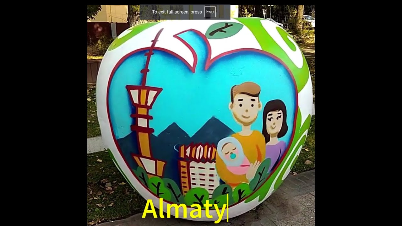 A full walk about in Almaty in Kazakhstan