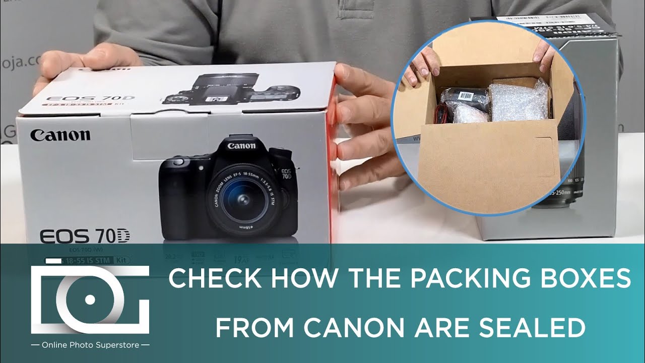 Canon Lens Packaging & Canon Camera Packaging | How Canon Packages their Lenses & Cameras | Video