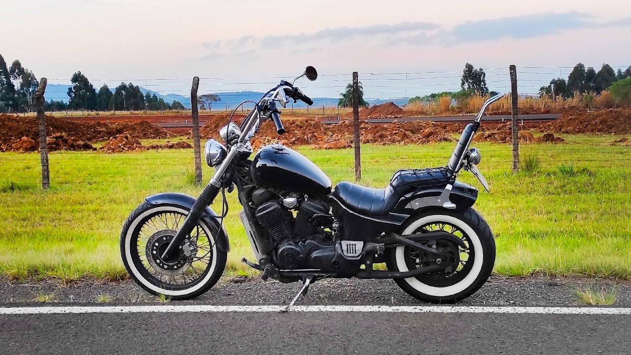 HONDA SHADOW 600 COM ESCAPE DIRETO - TESTANDO HONDA VLX 600 SHADOW