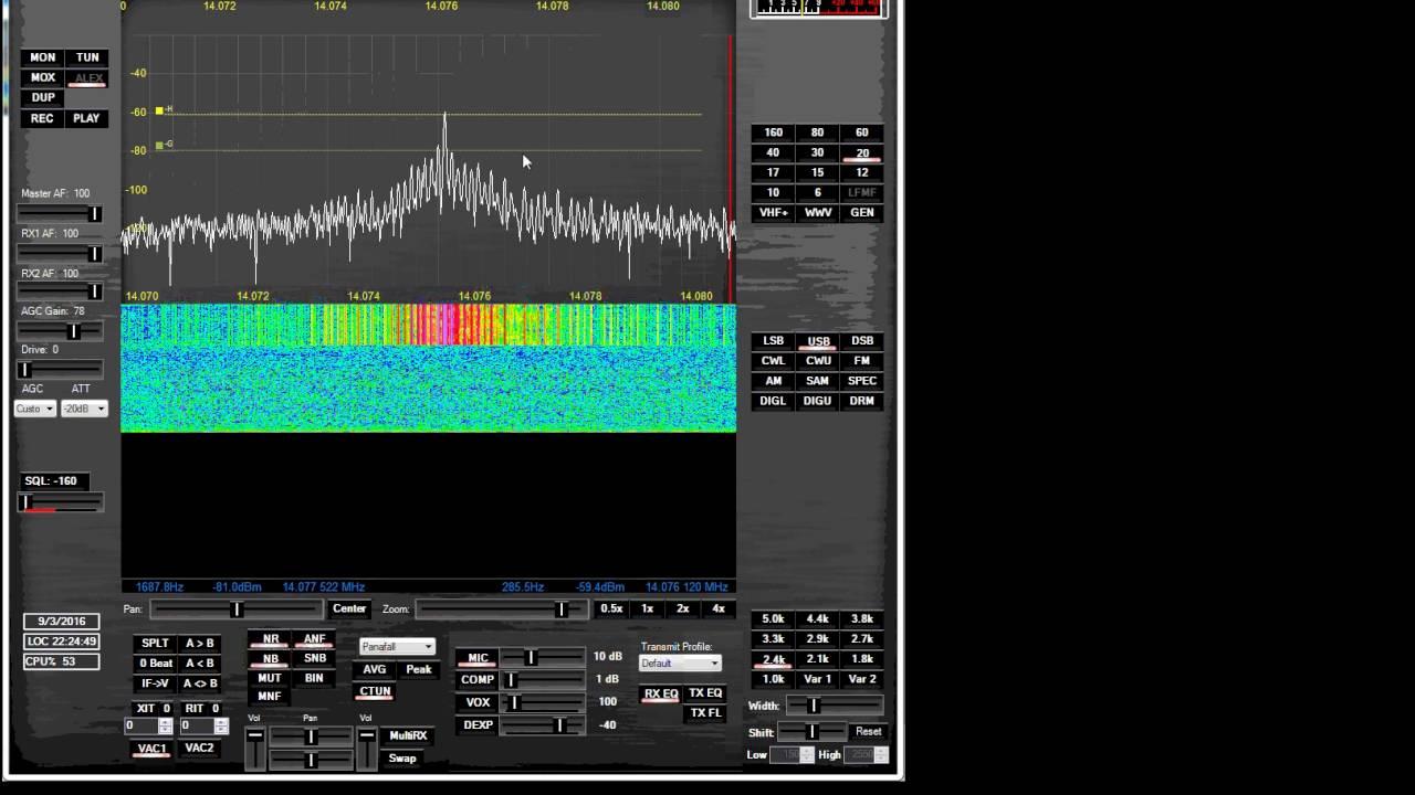 TS440 RedPitaya Tuning JT65 3