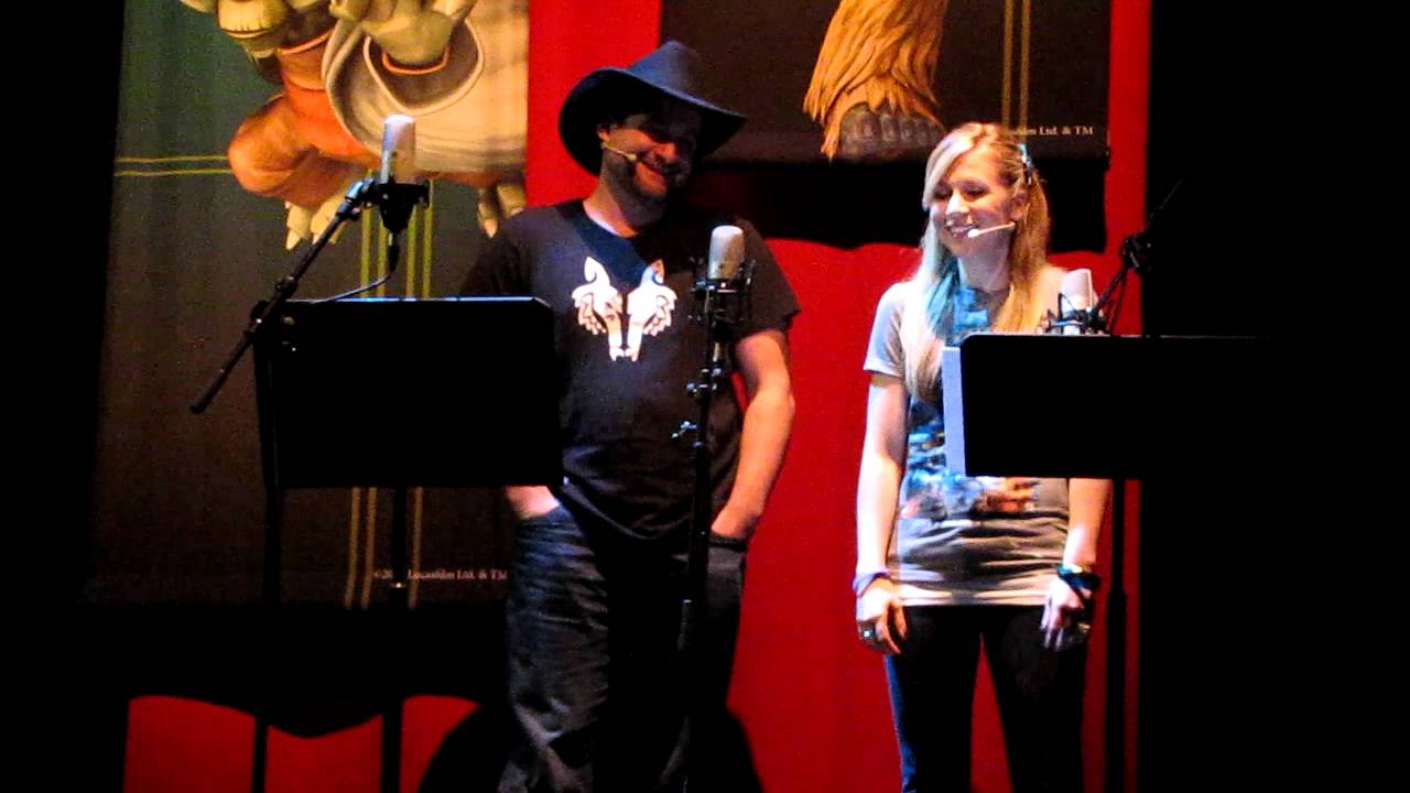 Ashley Eckstein flubs her line during Behind the Force @ Star Wars Weekends May 21, 2011